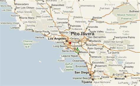 pico rivera map